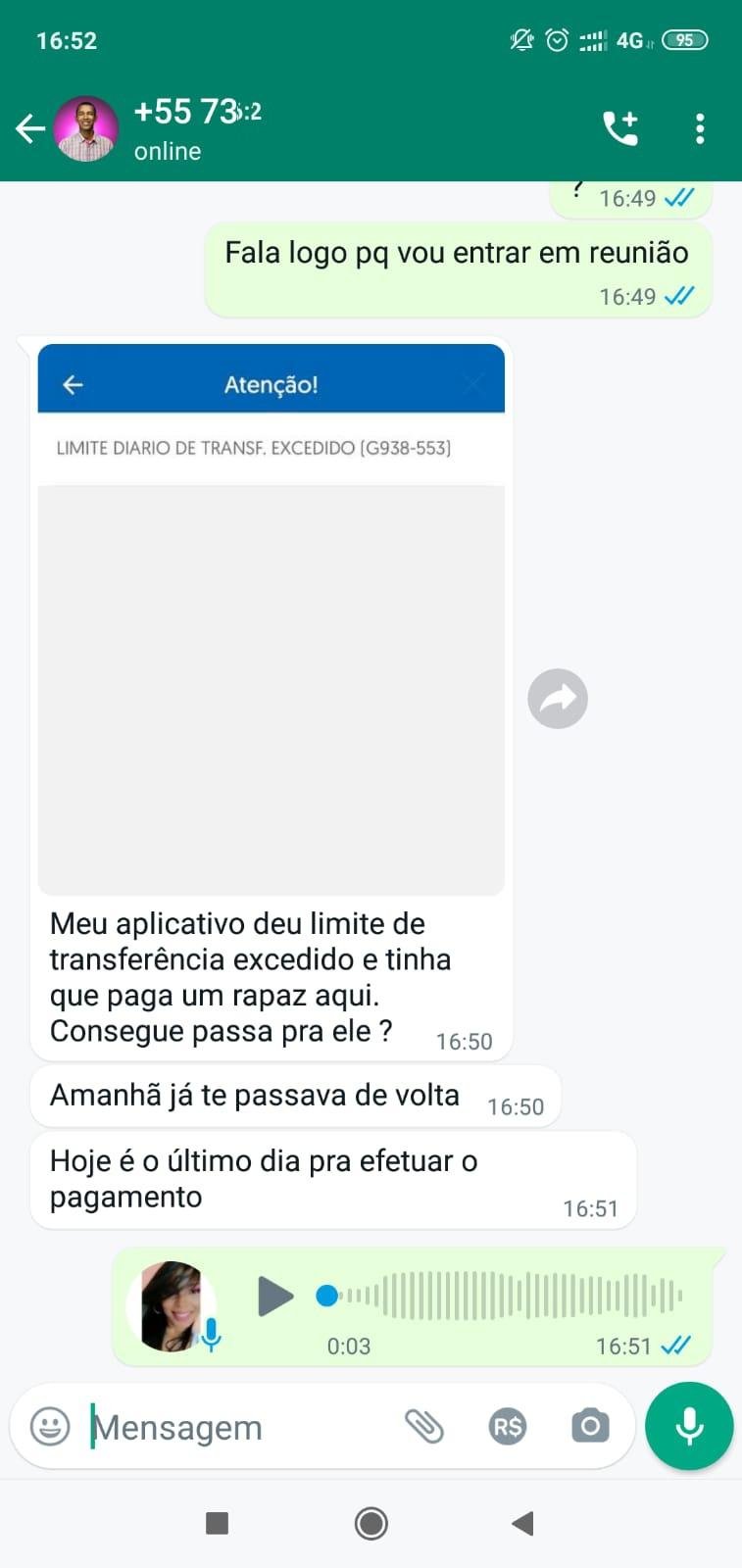 CRIMINOSOS SE PASSAM POR BLOGUEIRO DE ILHÉUS EM GOLPE DO WHATSAPP