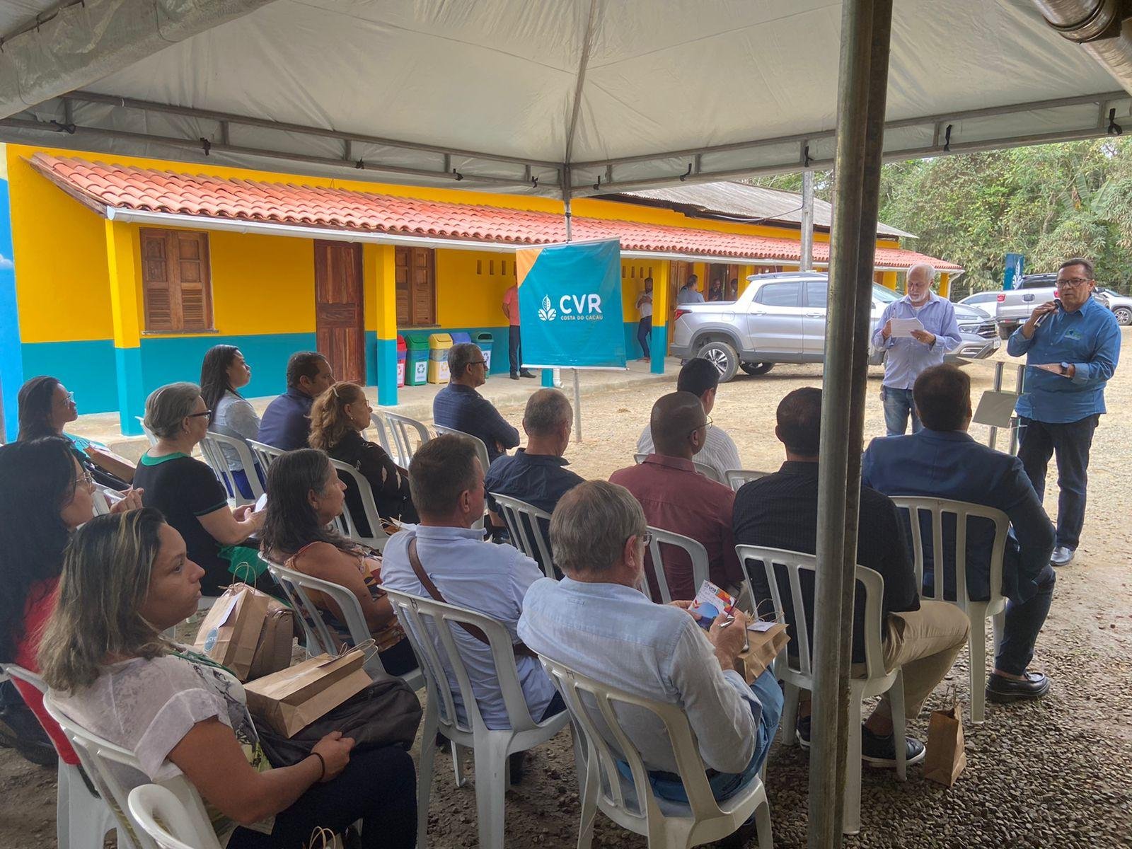 CVR COSTA DO CACAU COMPLETA TRÊS ANOS DE HISTÓRIA COM A INAUGURAÇÃO DO CENTRO DE EDUCAÇÃO AMBIENTAL