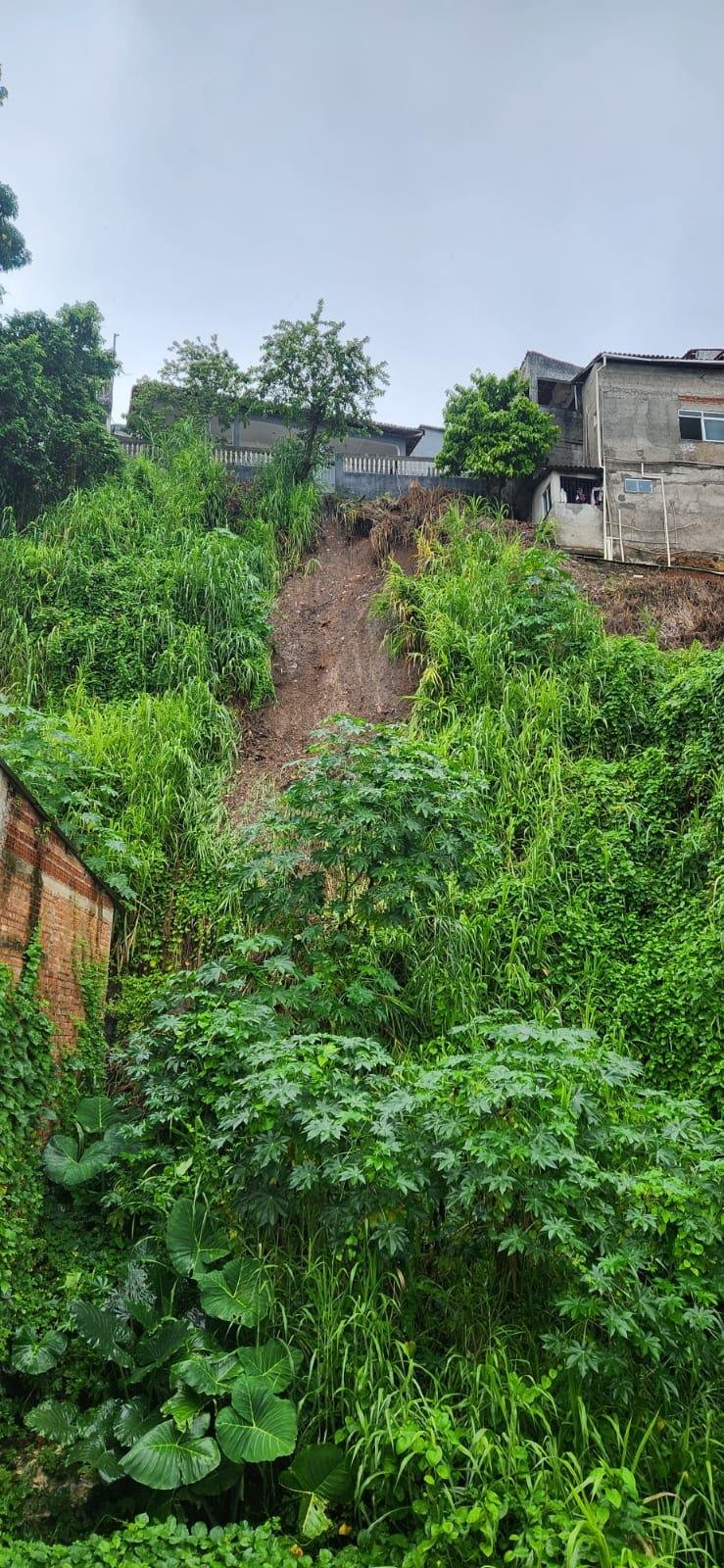 CHUVA CAUSA DESLIZAMENTO DE TERRA EM ILHÉUS