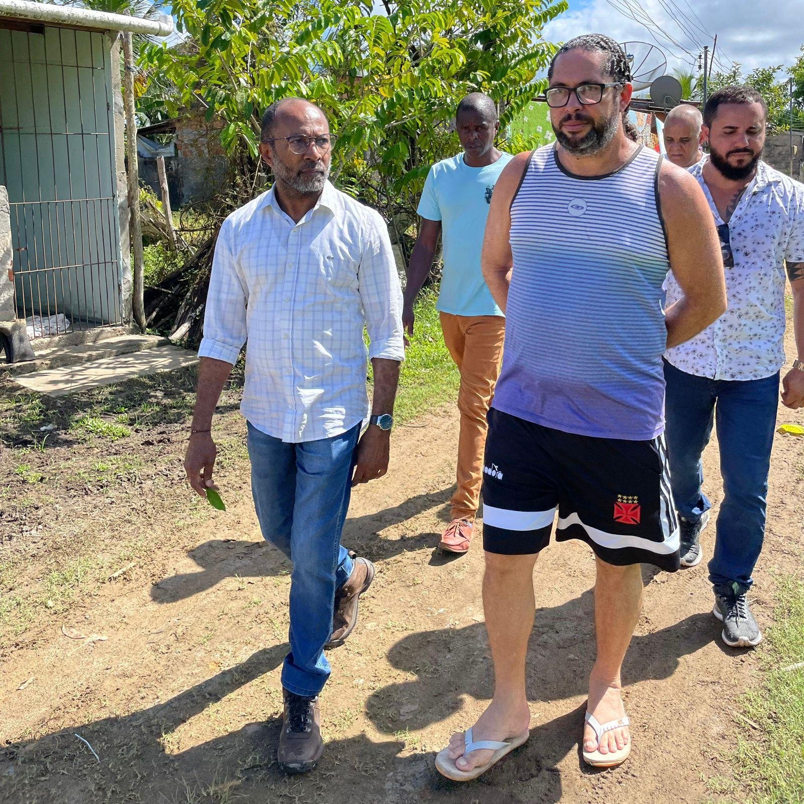 PRÉ-CANDIDATO BEBETO GALVÃO VISITA COMUNIDADES DO IGUAPE E SAMBAITUBA