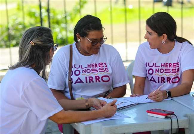 AVENIDA LITORÂNEA RECEBE PROJETO MULHERES DO NOSSO BAIRRO