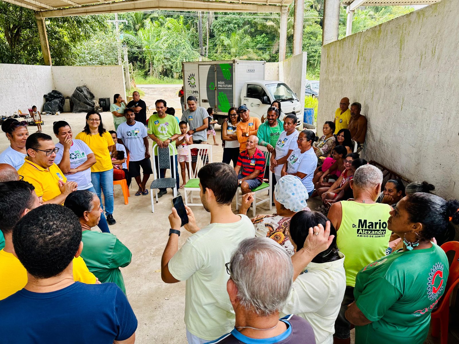 COOLIMPA E ASSOCIAÇÃO DE CATADORES E RECICLÁVEIS DE ILHÉUS DECLARAM APOIO À BENTO LIMA 