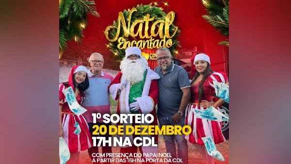 PAPAI NOEL CHEGA AO CENTRO DE ILHÉUS NESTA SEXTA, 20, PARA ANIMAR O NATAL ENCANTADO DA CDL