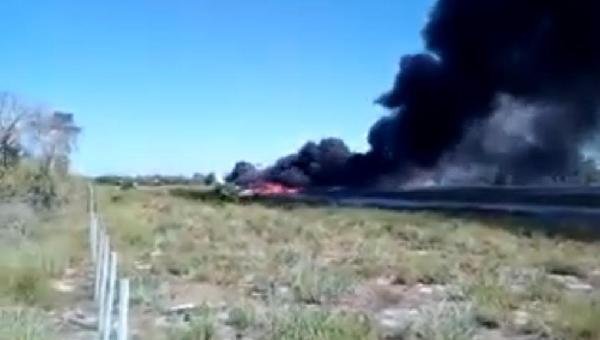 VÍDEO: AVIÃO CAI EM PISTA DE POUSO NA CIDADE DE MARAÚ