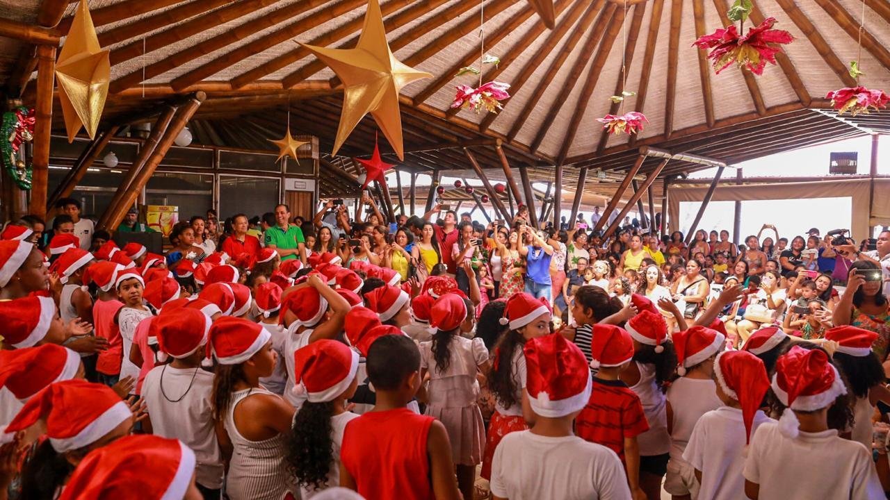 CRIANÇAS PARTICIPARAM DE CONFRATERNIZAÇÃO PROMOVIDA PELO CRAS SUL