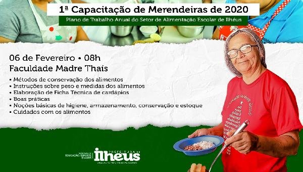 ILHÉUS: MERENDEIRAS RECEBERÃO CURSO DE CAPACITAÇÃO 