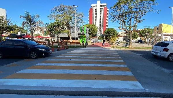 ILHÉUS GANHA NOVAS FAIXAS DE PEDESTRES ELEVADAS, NO CENTRO, CIDADE NOVA E ORLA SUL