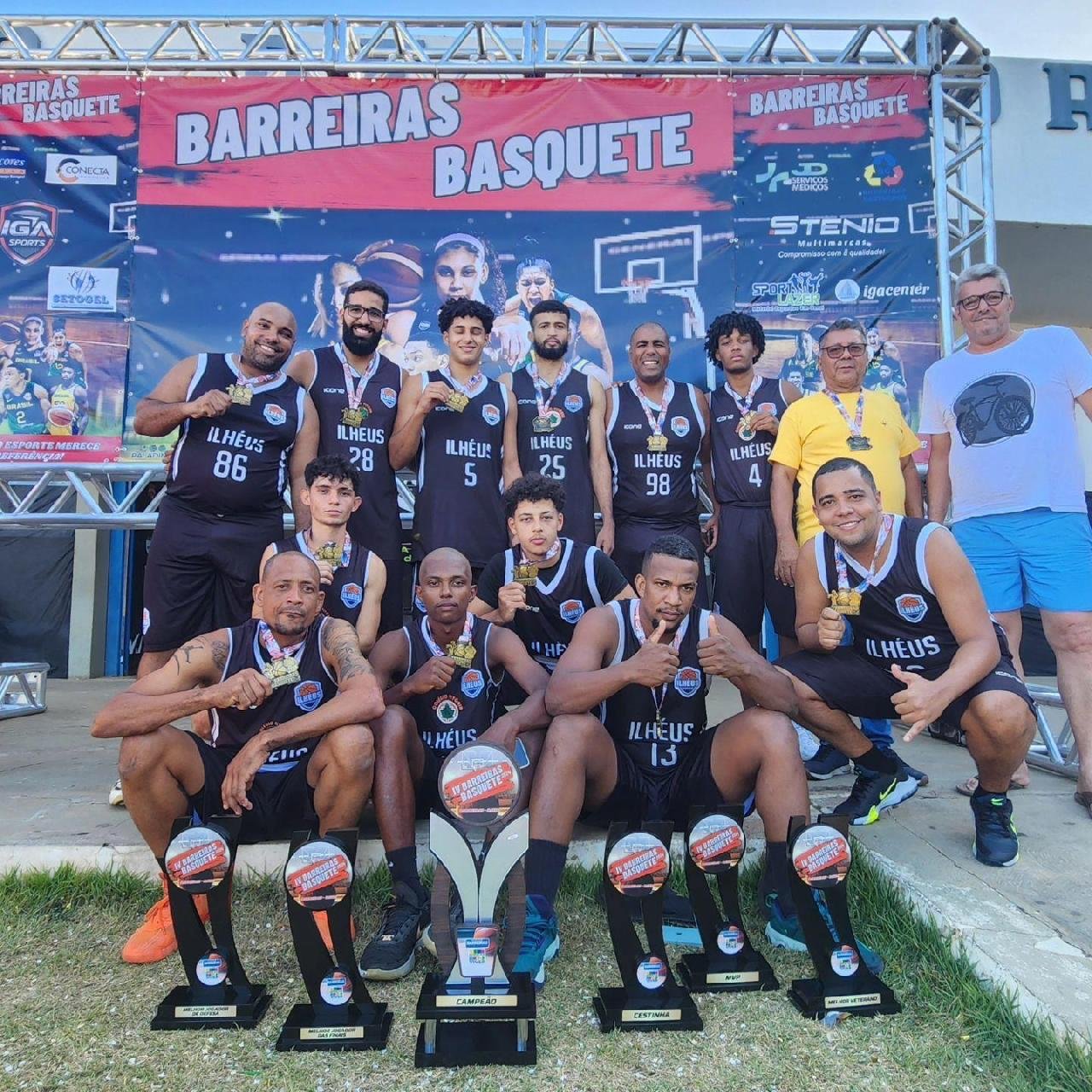 ILHÉUS BASQUETEBOL É CAMPEÃO INVICTO EM CAMPEONATO DE BARREIRAS