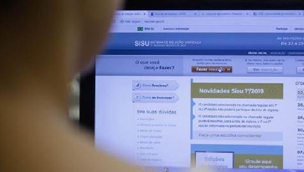 ESTUDANTES PODEM SE INSCREVER NO SISU ATÉ SEXTA-FEIRA