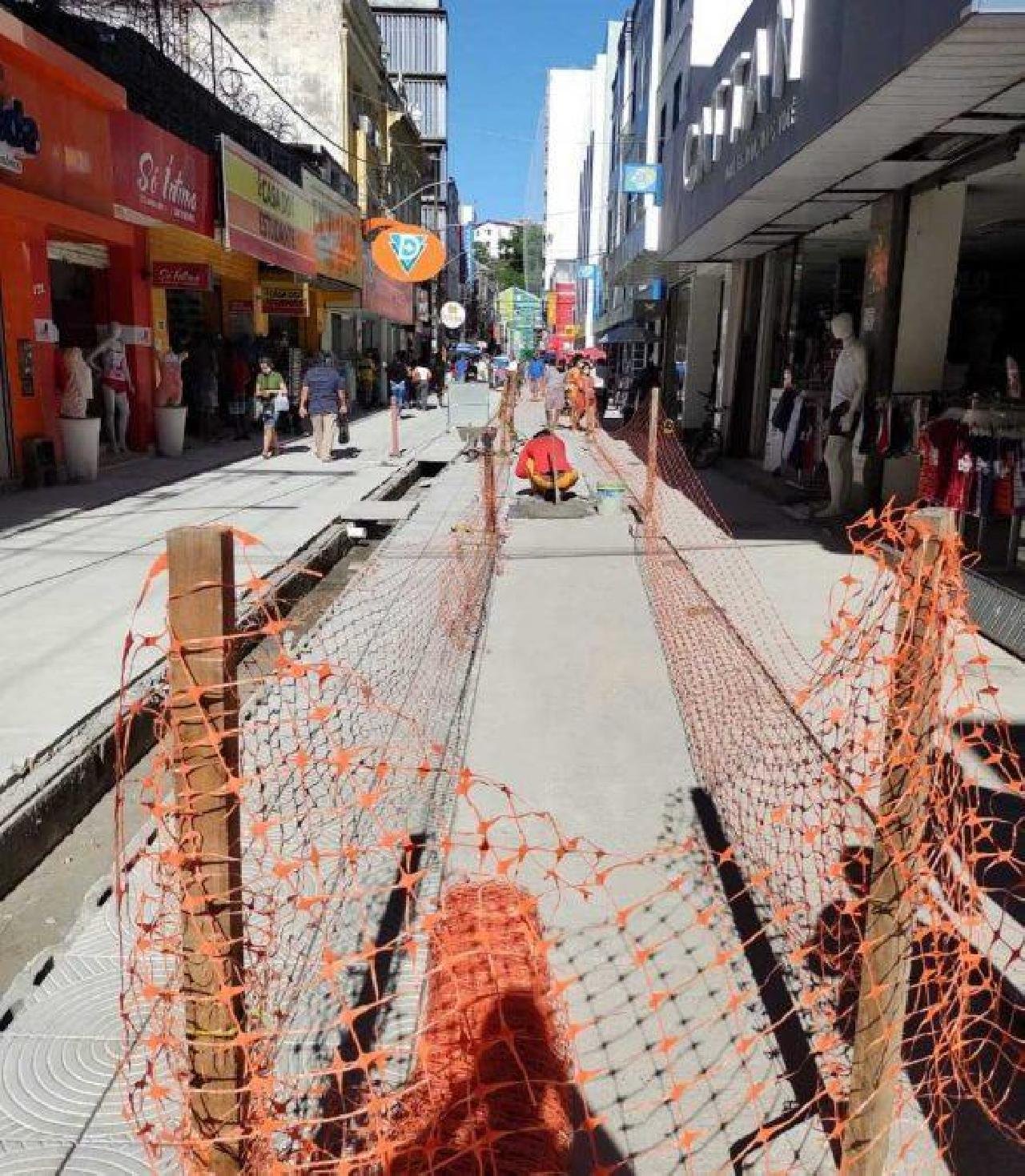 ILHÉUS: OBRAS DO CALÇADÃO SERÃO RETOMADAS NA SEGUNDA-FEIRA 