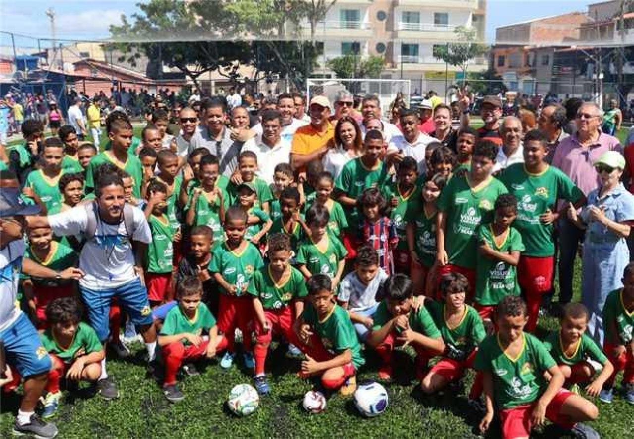 MÁRIO ALEXANDRE ANUNCIA FECHAMENTO DO CANAL DO HERNANI SÁ DURANTE ENTREGA DA ARENINHA DO BAIRRO