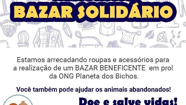 ONG PLANETA DOS BICHOS ORGANIZA BAZAR SOLIDÁRIO PARA MANTER PROJETO