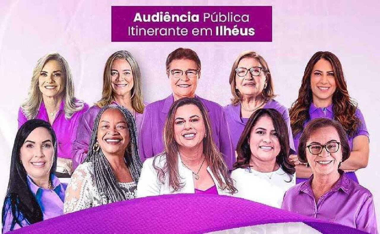 AUDIÊNCIA DO AGOSTO LILÁS REÚNE BANCADA FEMININA DA ALBA EM ILHÉUS