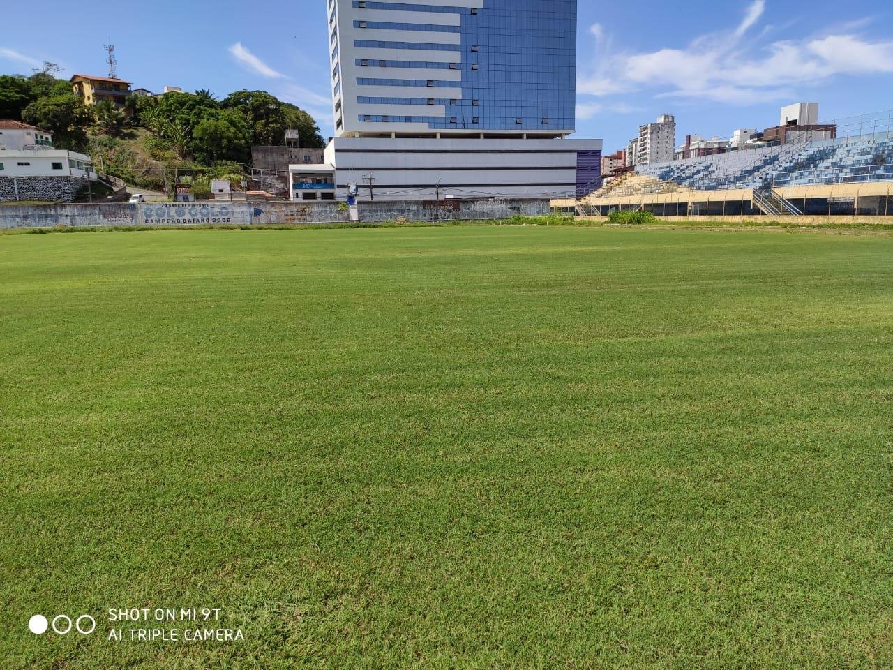 NOVO GRAMADO DO ESTÁDIO ESTÁDIO MÁRIO PESSOA SERÁ ENTREGUE DIA 31 DE JANEIRO