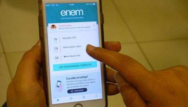 ENEM TERÁ APLICAÇÃO DIGITAL EM 2020 EM FASE PILOTO