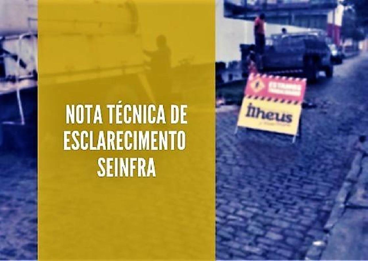 NOTA TÉCNICA DE ESCLARECIMENTO – SEINFRA