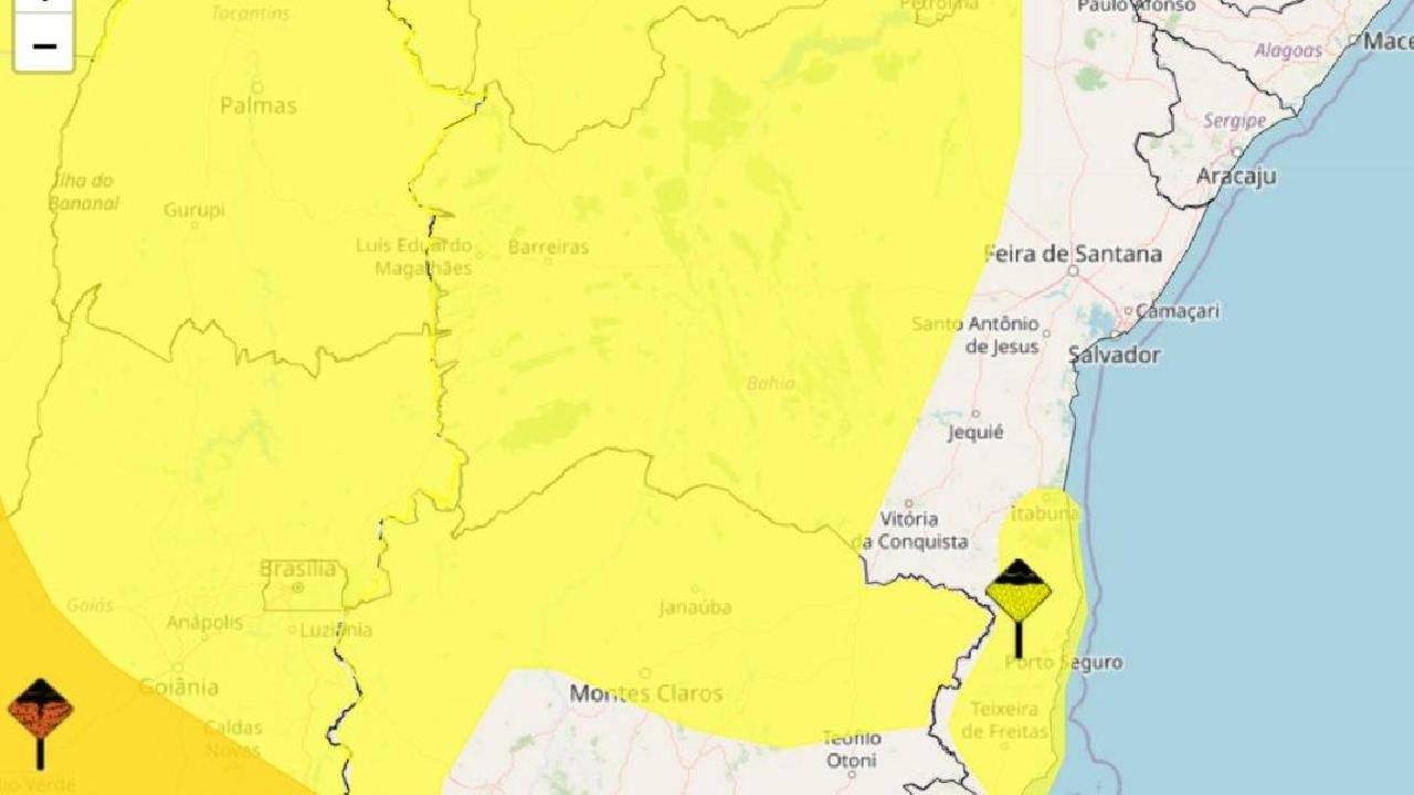 ALERTAS DESTA QUINTA-FEIRA INDICAM POSSIBILIDADE DE CHUVAS EM QUASE 230 MUNICÍPIOS DA BAHIA