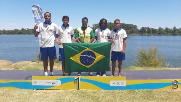 CANOÍSTAS DO SUL DA BAHIA CONQUISTAM 4 MEDALHAS NO SUL-AMERICANO DE CANOAGEM