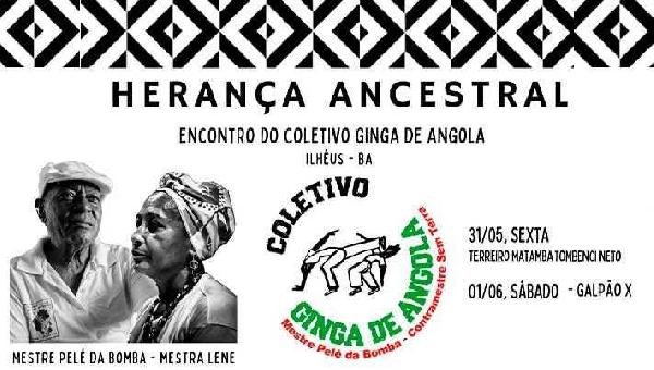 ENCONTRO DE CAPOEIRA ANGOLA ACONTECE ESSE FIM DE SEMANA EM ILHÉUS