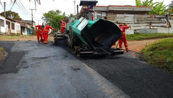 PREFEITO MARÃO AUTORIZA PAVIMENTAÇÃO ASFÁLTICA NA RUA NOVO HORIZONTE, NO NOSSA SENHORA DA VITÓRIA