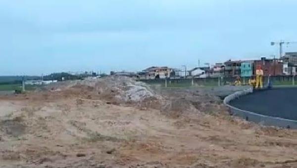 VÍDEO: OBRA DA PONTE -VIÁRIO SUL PRATICAMENTE PARADA