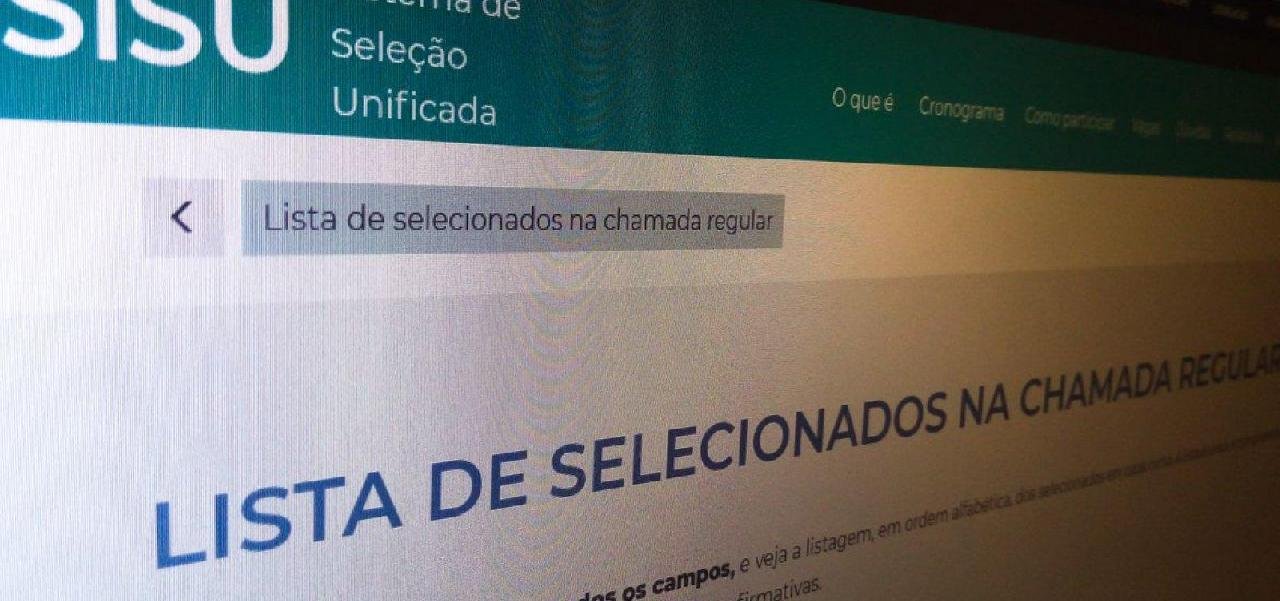 RESULTADO DA PRIMEIRA CHAMADA DO SISU SERÁ DIVULGADO NESTA TERÇA (28)