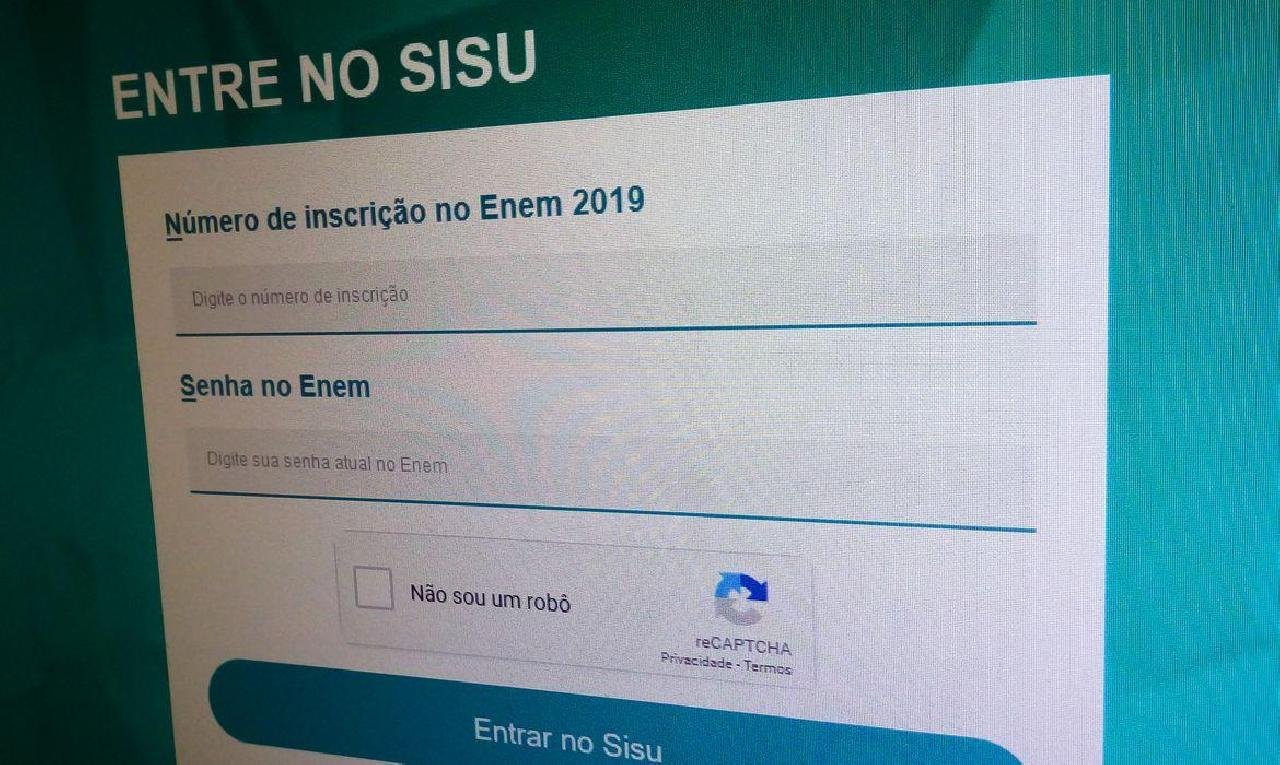 COMEÇA HOJE AS INSCRIÇÕES PARA O SISU 