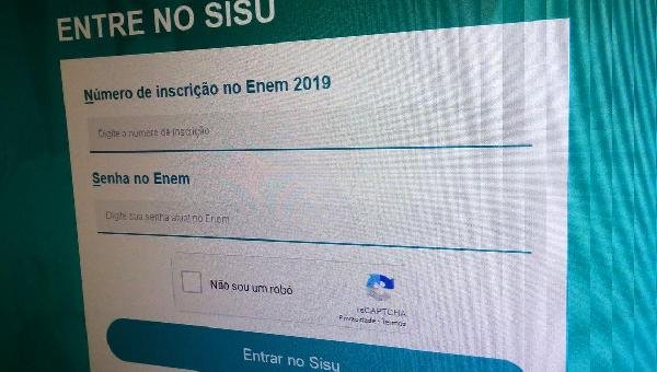 COMEÇA HOJE AS INSCRIÇÕES PARA O SISU 