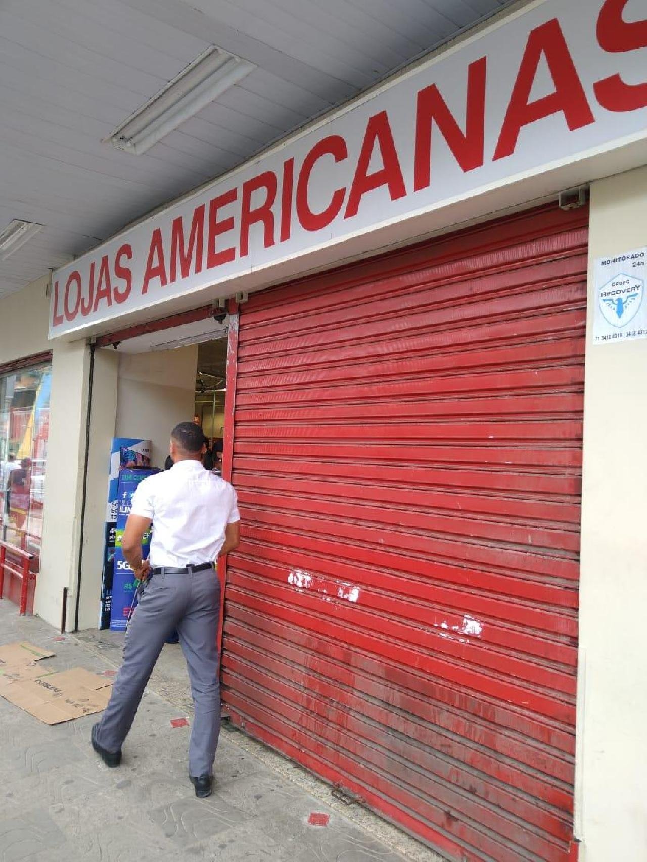 LOJAS AMERICANAS É FECHADA EM ILHÉUS PELO GABINETE DE CRISE