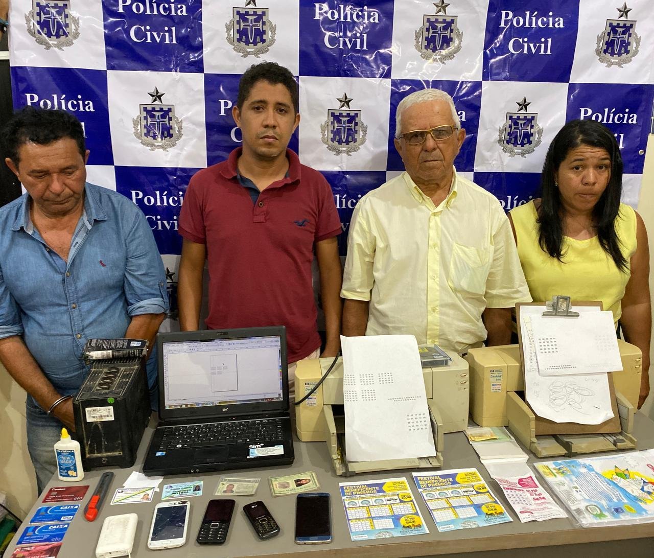 FRAUDE EM BINGO: QUADRILHA DE ESTELIONATÁRIOS É CAPTURADO EM LAPÃO