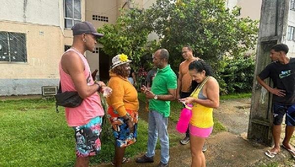 BEBETO REALIZA BATE-PAPO COM MORADORES DO RESIDENCIAL MORADA DO PORTO