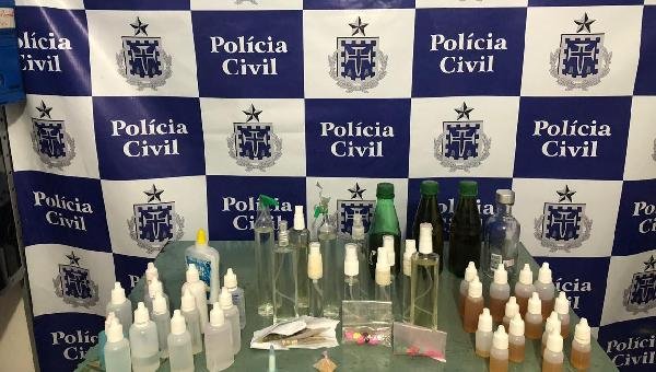 IBICUÍ: CASAL É PRESO TRAFICANDO DROGAS EM BANHEIRO QUÍMICO DE FESTA