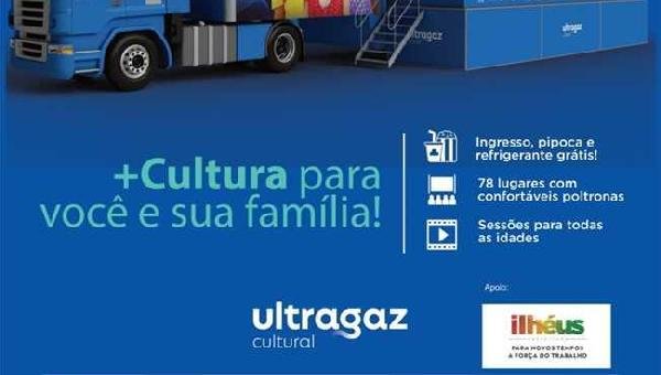 ILHÉUS RECEBE CINEMA ITINERANTE DO PROJETO ULTRAGAZ CULTURAL