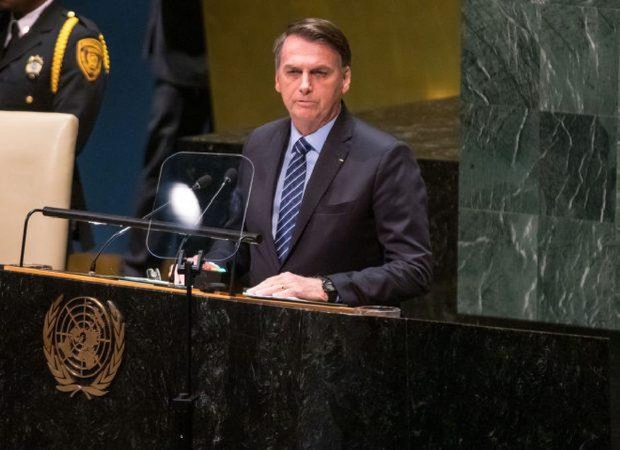 BRASIL RESSURGE DEPOIS DE ESTAR À BEIRA DO SOCIALISMO, DIZ BOLSONARO NA ONU