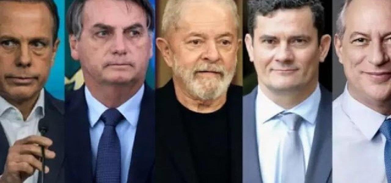 PESQUISA: LULA LIDERA 1 ° TURNO, SEGUIDO POR BOLSONARO 