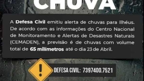 POPULAÇÃO RELATA DIFICULDADES PARA ENTRAR EM CONTATO COM A DEFESA CIVIL DE ILHÉUS 