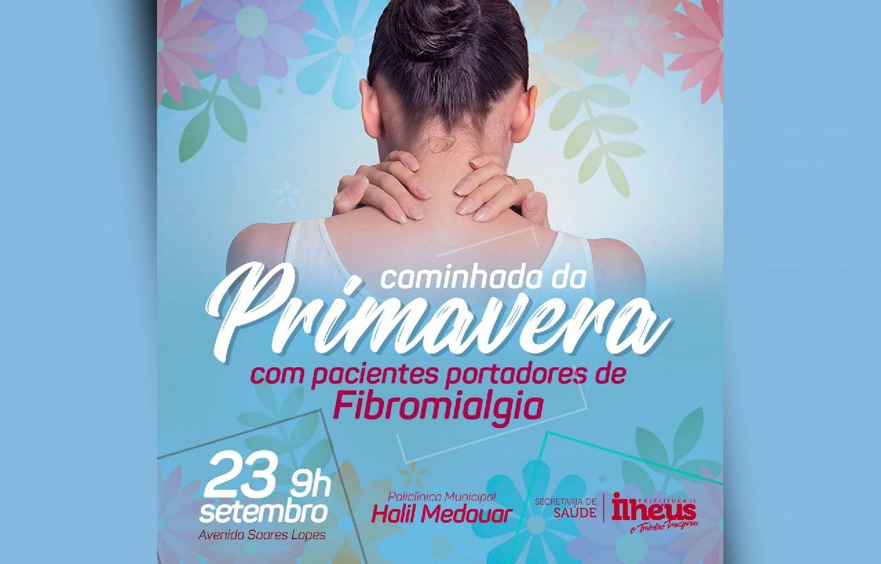 POLICLÍNICA MUNICIPAL REALIZA CAMINHADA EM APOIO AOS PORTADORES DE FIBROMIALGIA