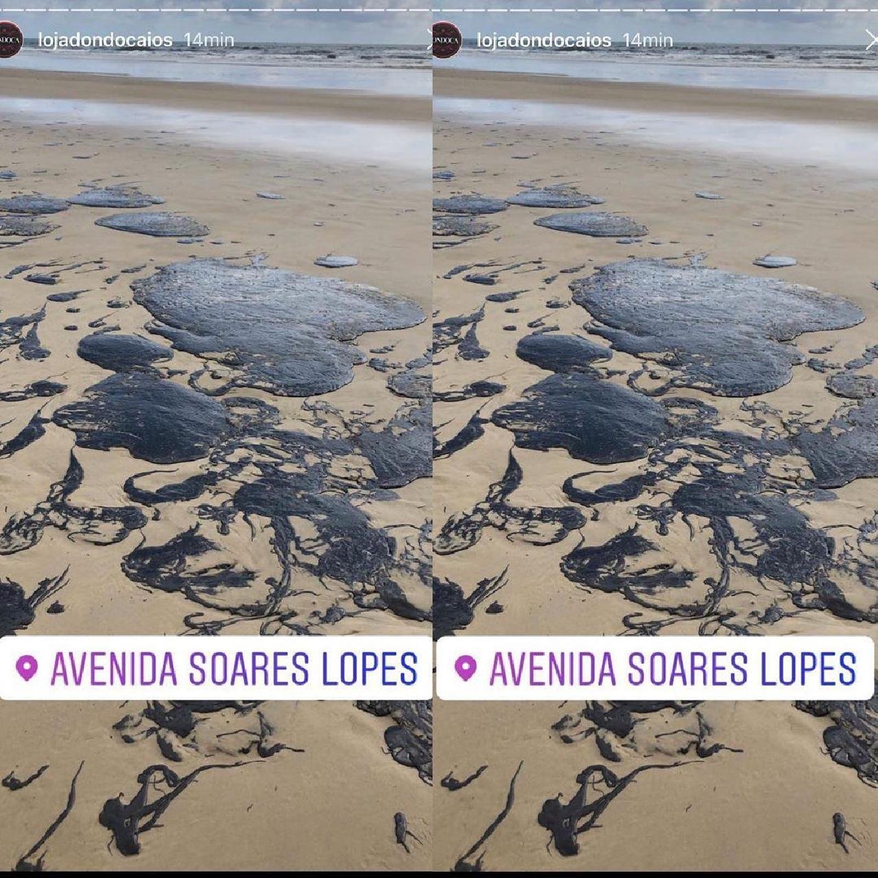 ILHÉUS: MANCHA DE ÓLEO CHEGA NA PRAIA DA SOARES LOPES