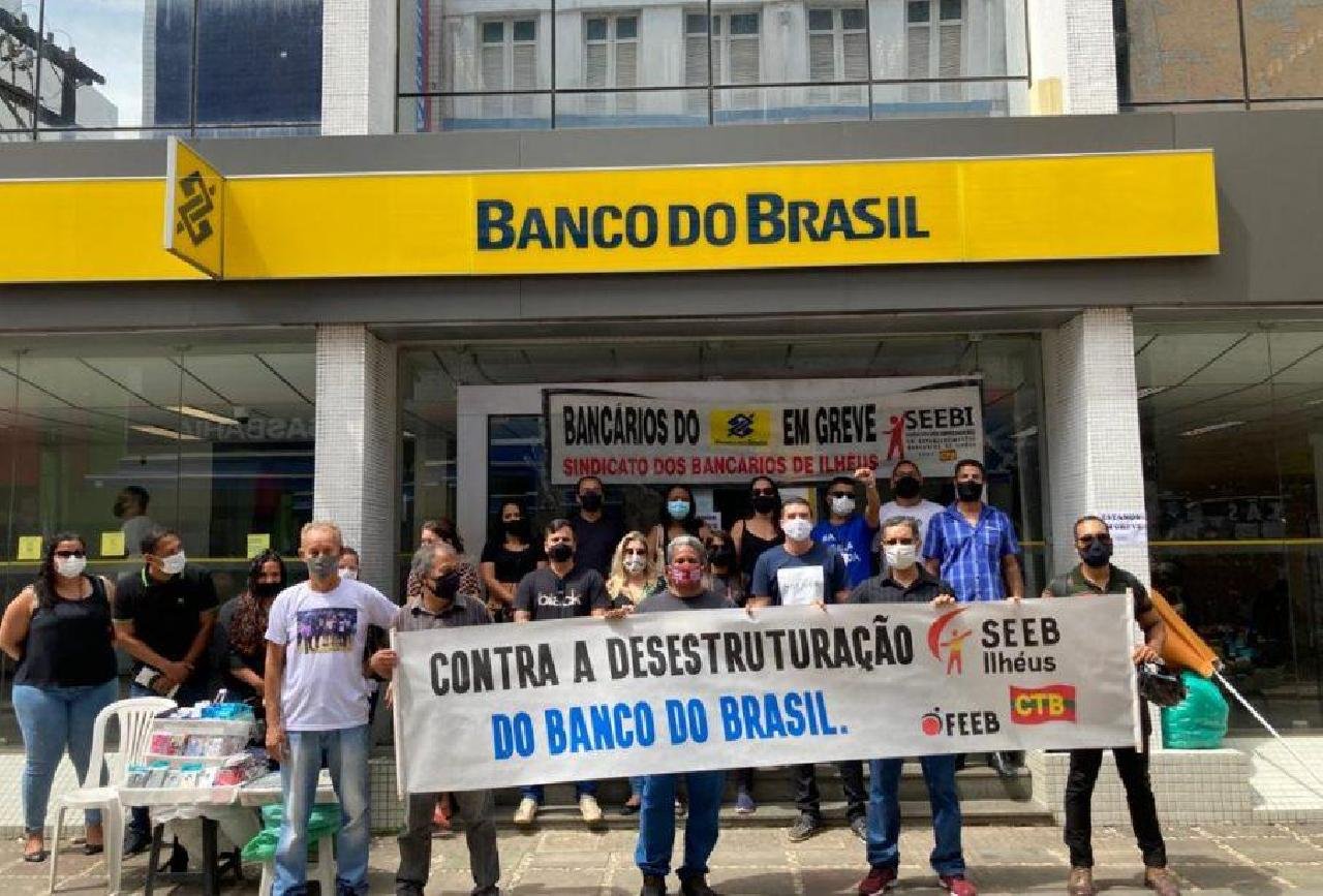 BANCÁRIOS DO BB FAZEM PARALISAÇÃO NESTA QUARTA-FEIRA 