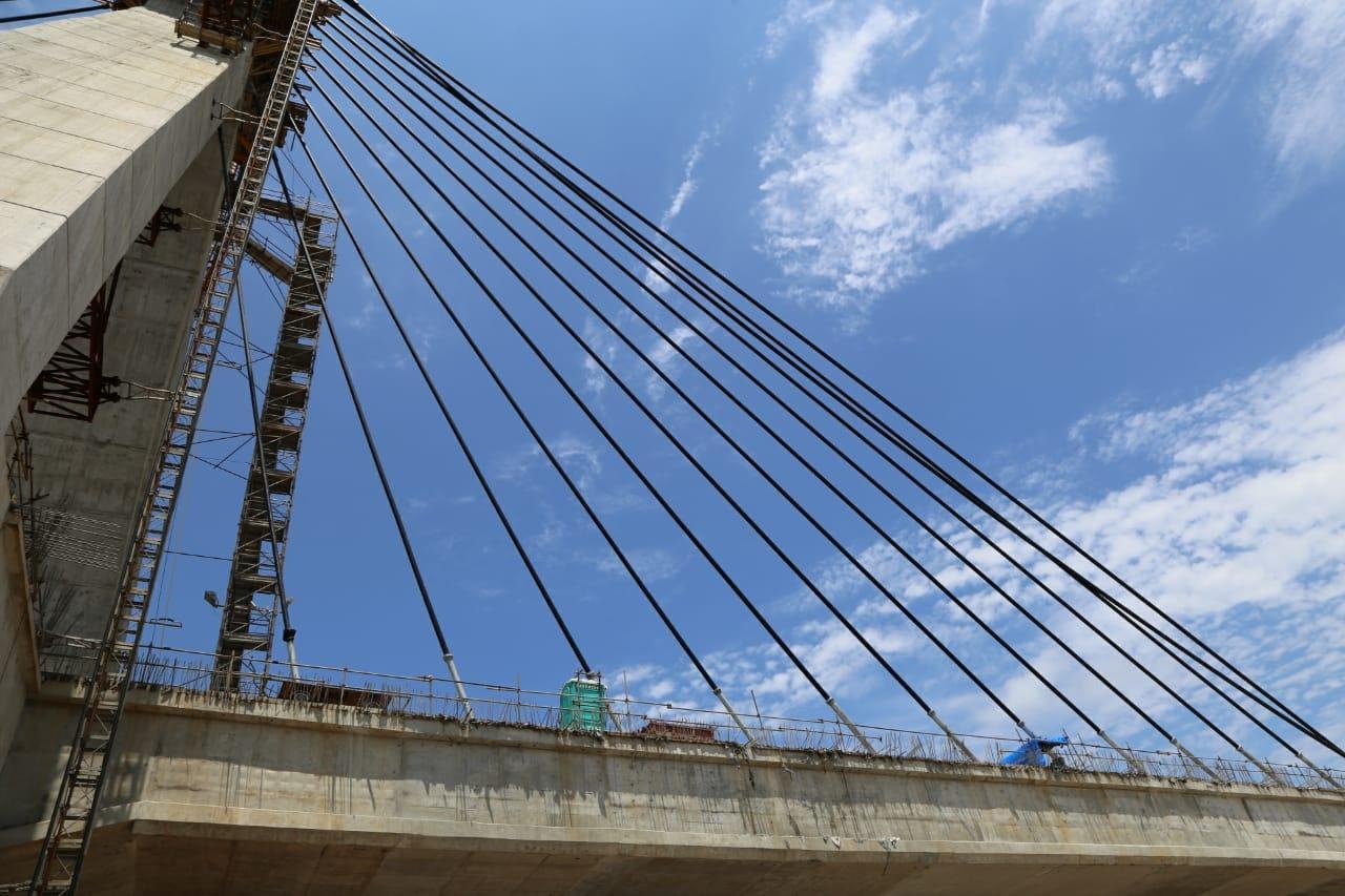 OBRAS DA NOVA PONTE EM RITMO ACELERADO