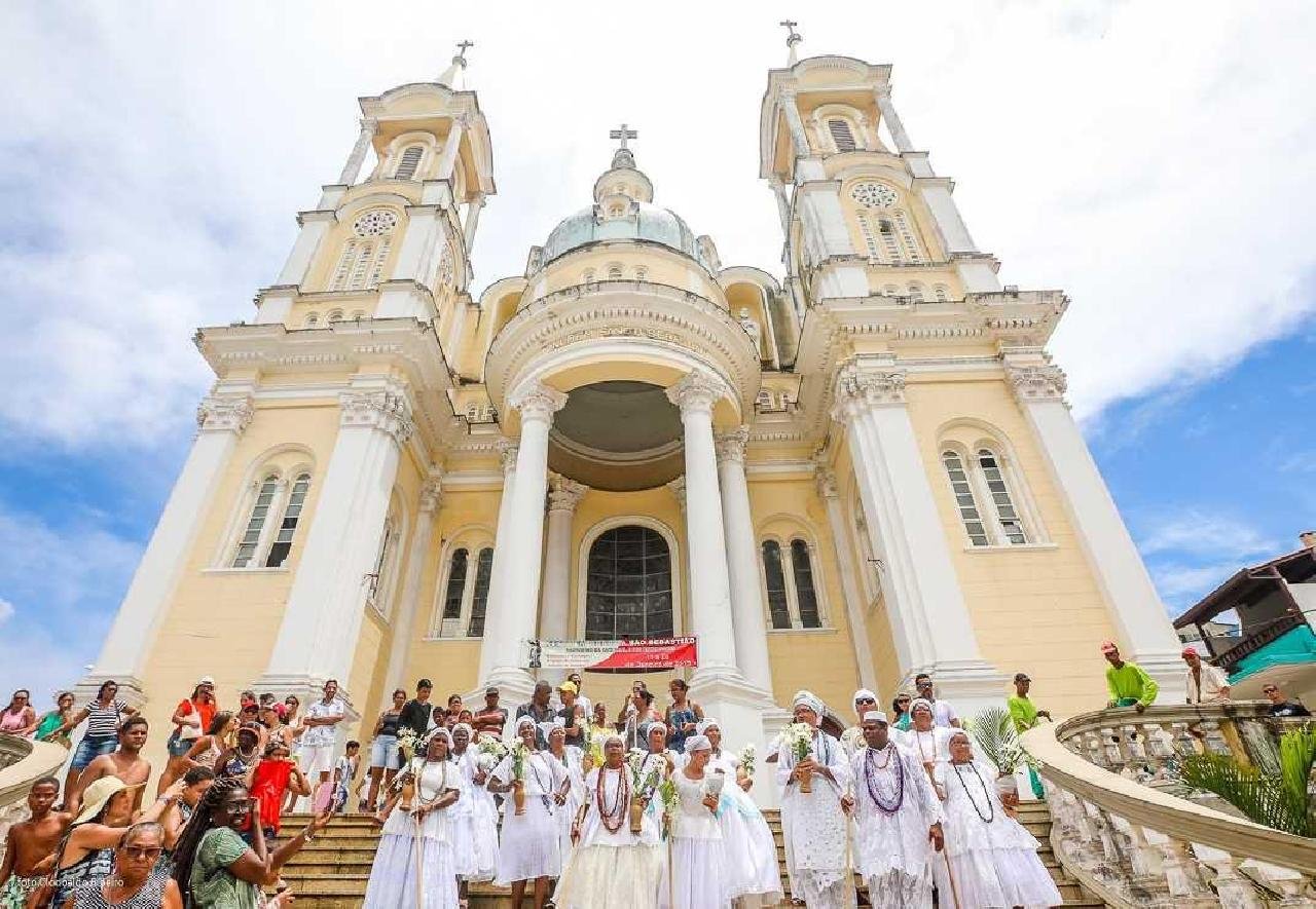 ILHÉUS SE PREPARA PARA A LAVAGEM DAS ESCADARIAS DA CATEDRAL DE SÃO SEBASTIÃO