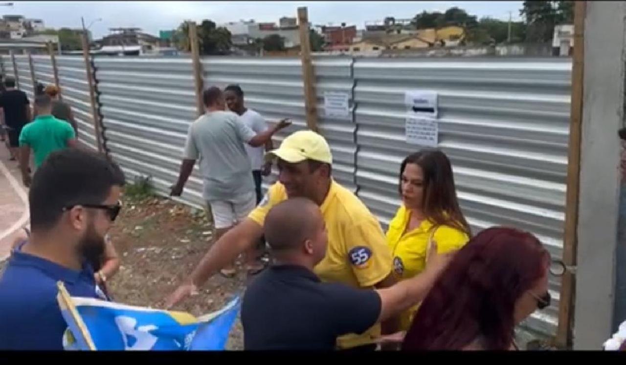 THIAGO MARTINS E MÁRIO ALEXANDRE: ENCONTRO POSTURADO E CALMO NO COLÉGIO DA POLÍCIA MILITAR EM ILHÉUS