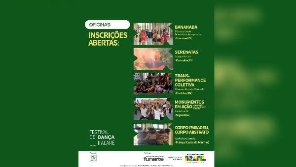 INSCRIÇÕES ABERTAS PARA OFICINAS DO XII FESTIVAL DE DANÇA ITACARÉ