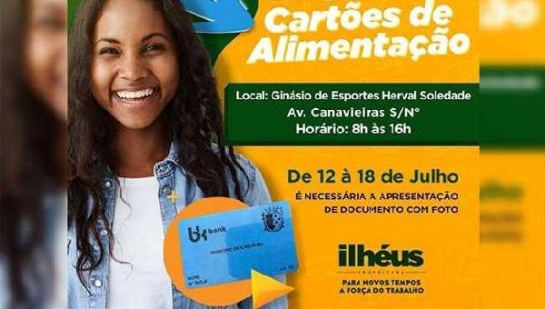 PREFEITURA DE ILHÉUS INICIA ENTREGA DE NOVOS CARTÕES DO TICKET ALIMENTAÇÃO PARA SERVIDORES PÚBLICOS 