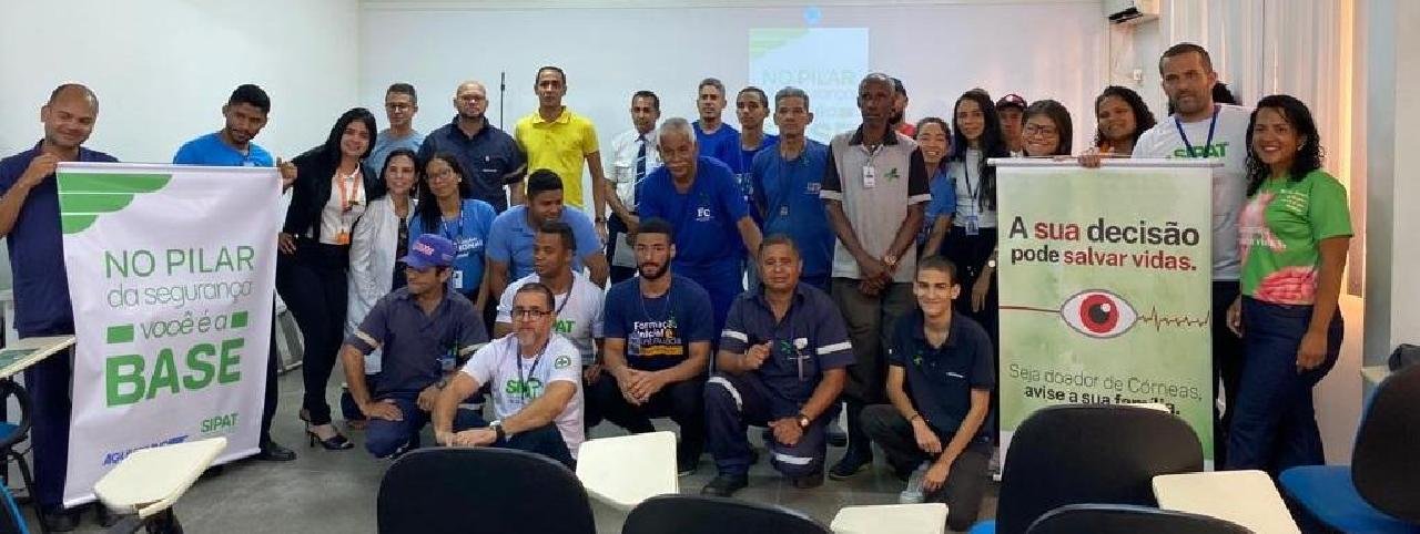 CIHDOTT DO HOSPITAL REGIONAL COSTA DO CACAU REALIZA PALESTRA NA SIPAT DE VIAÇÃO QUE TRANSPORTA CÓRNEAS CAPTADAS NA UNIDADE