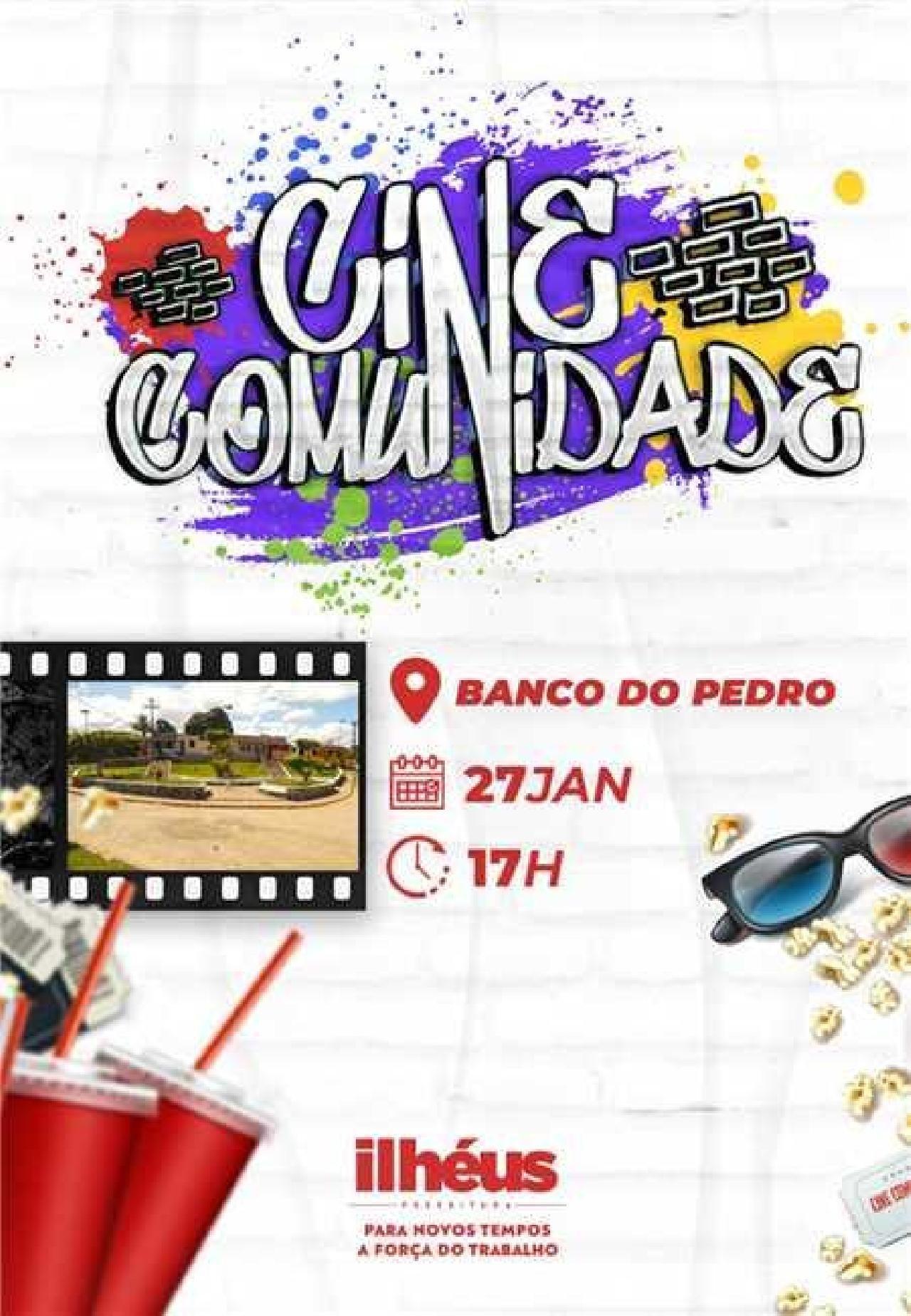 COM ESTREIA NESTA SEXTA (27), CINE COMUNIDADE LEVA SESSÃO GRATUITA AO DISTRITO DE BANCO DO PEDRO 