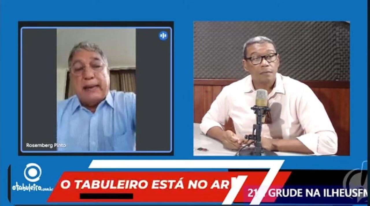 "NÃO É UMA CANDIDATURA PARA ESCOLHA, ENTRE BENTO E ADÉLIA. É UMA CANDIDATURA DE ADÉLIA, COM INICIO MEIO E FIM", ENFATIZOU ROSERMBEG PINTO SOBRE UNIFICAR AS BASES EM ILHÉUS