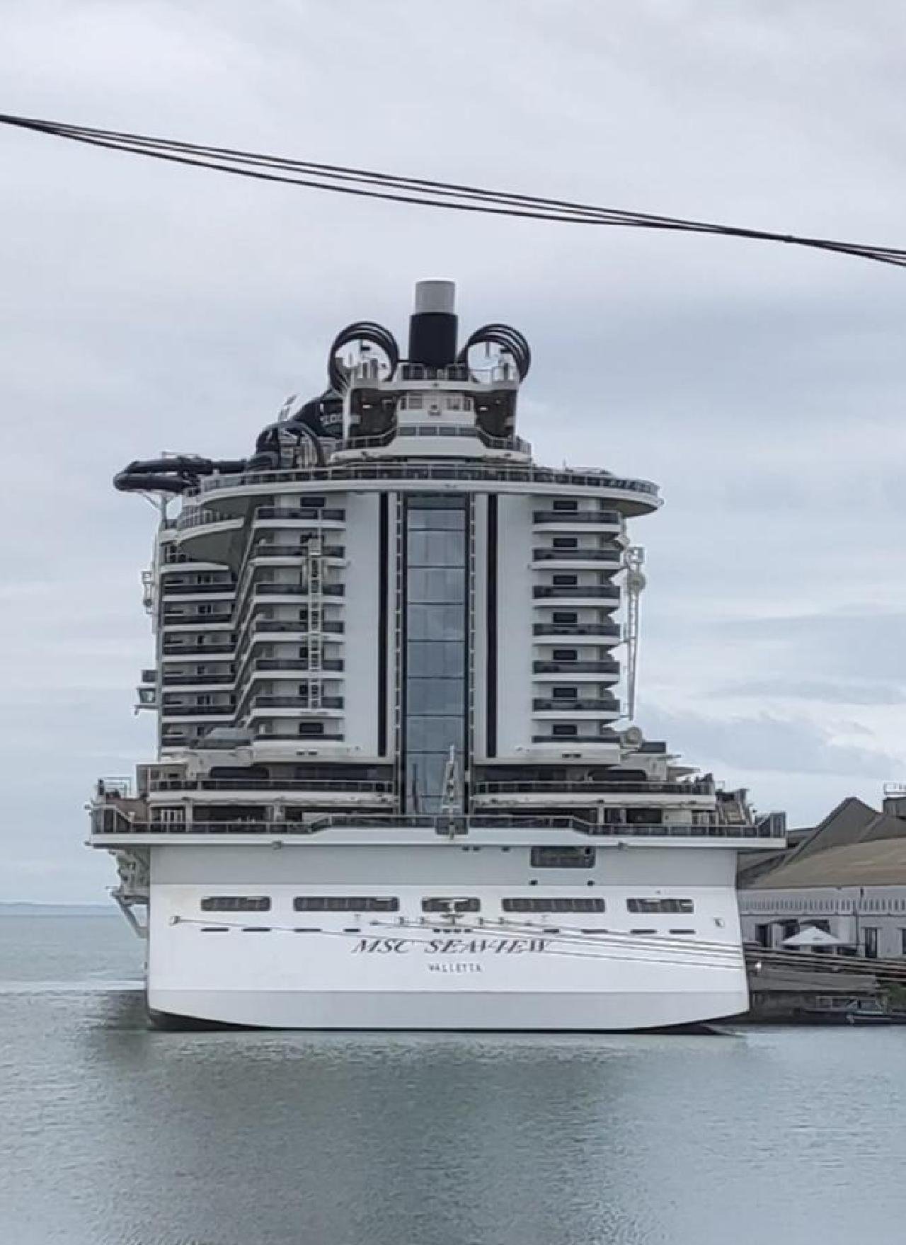 CRUZEIRO MARÍTIMO MSC SEAVIEW ATRACA EM ILHÉUS COM CINCO MIL PASSAGEIROS NESTA QUINTA (29)