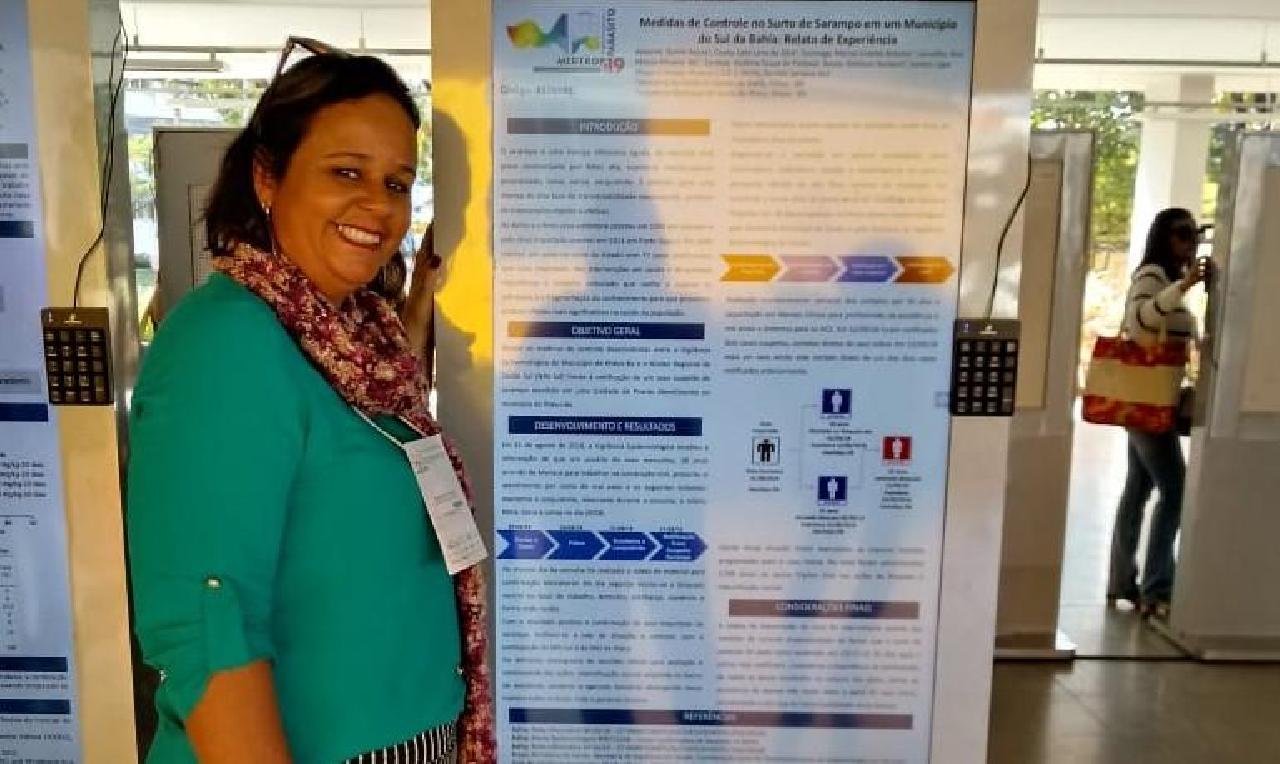 REPRESENTANTE DA SESAU APRESENTA TRABALHO EM CONGRESSO BRASILEIRO DE MEDICINA TROPICAL