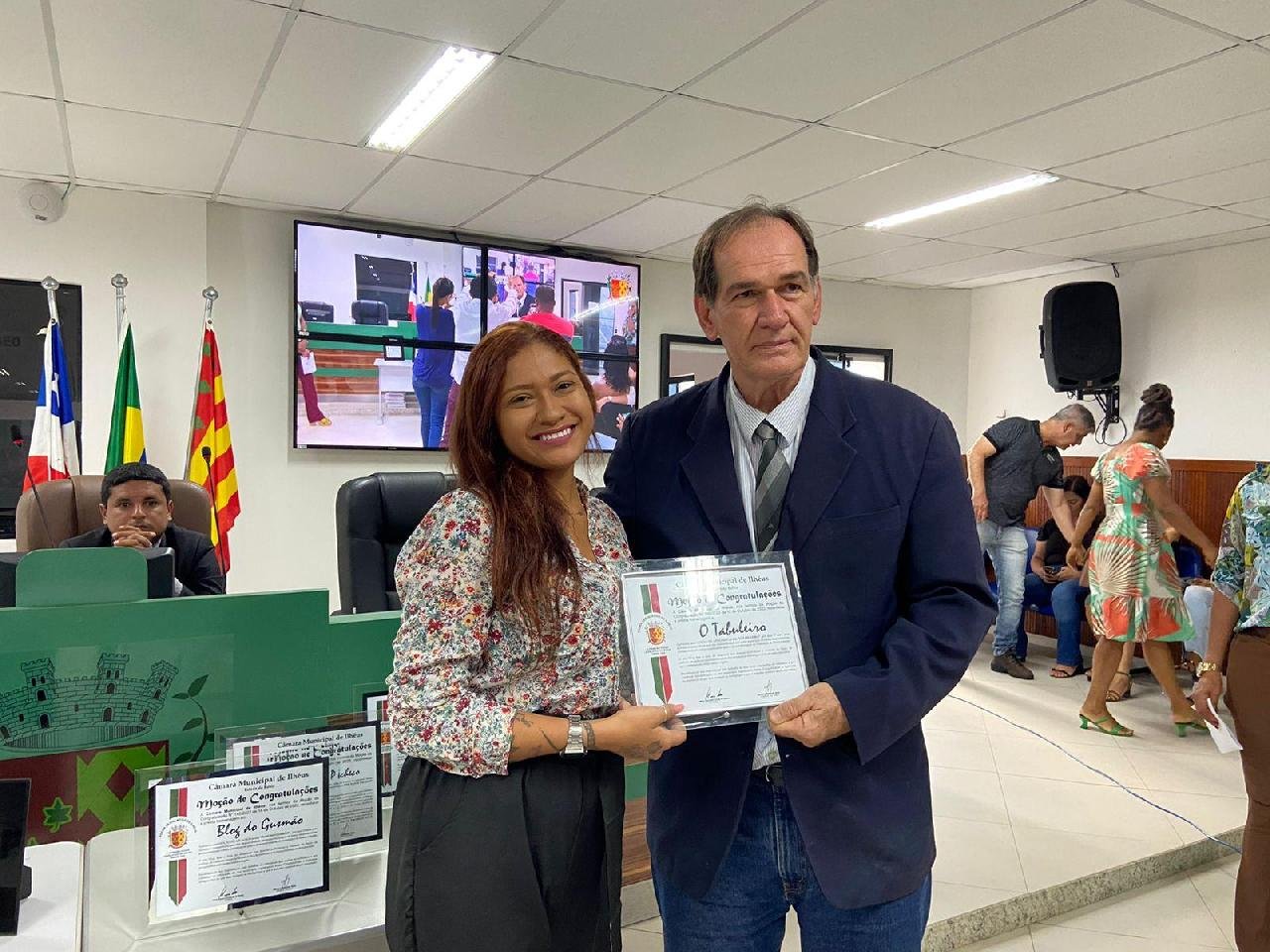 ‘O TABULEIRO’ RECEBE HOMENAGEM DA CÂMARA DE VEREADORES DE ILHÉUS 